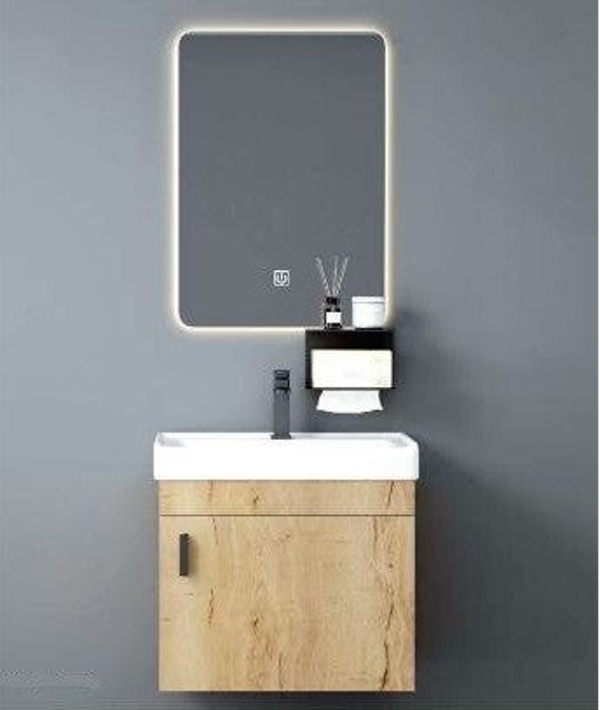 DS FOREST 40 Wood (JL3005-40VD) - Set Έπιπλο Μπάνιου Κρεμαστό