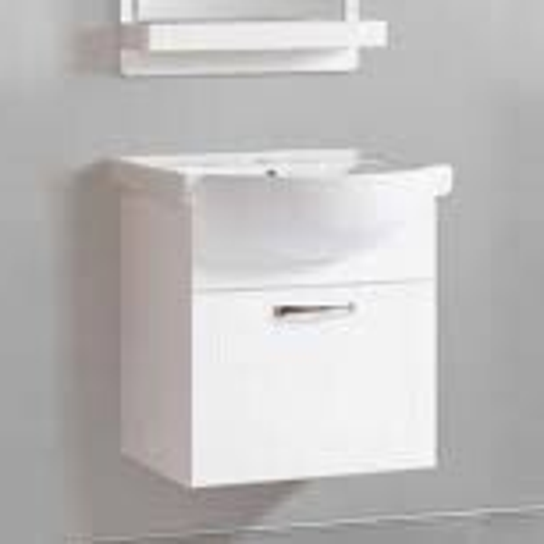 SCONDO-UP 45 White - Set Έπιπλο Μπάνιου Κρεμαστό (χωρίς καθρέφτη)