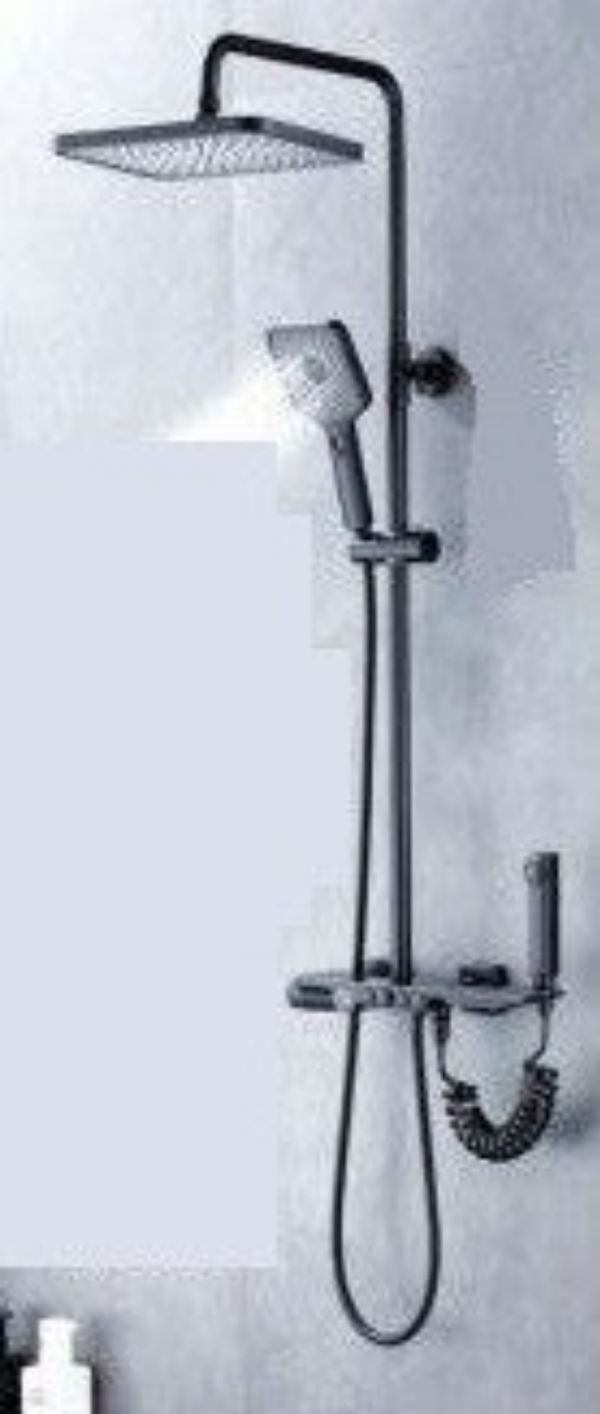 DS DG11245BL Black Shower Column - Στήλη Ντουζ με μπαταρία