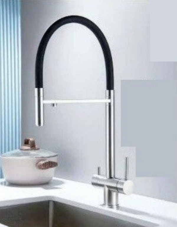 DS 29821-CR Chrome for sink - Μπαταρία Νεροχύτη με εύκαμπτο ρουξούνι