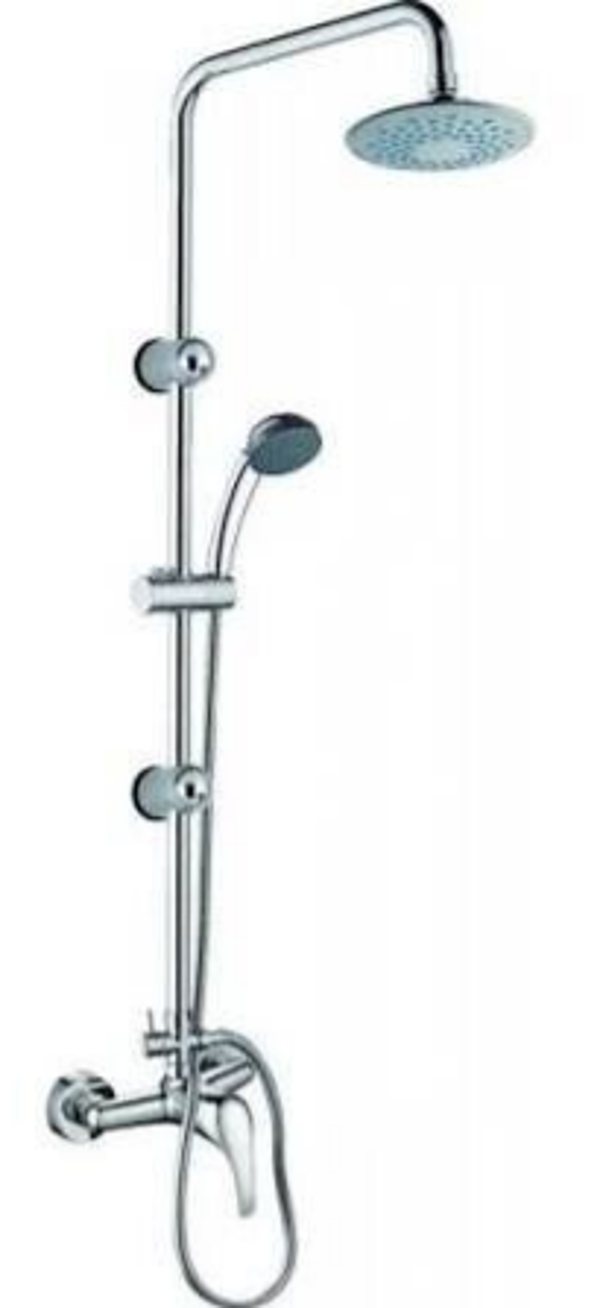 BARETA Chrome Shower Column - Στήλη Ντουζ με μπαταρία