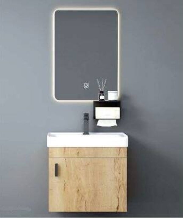 DS FOREST 50 Wood (JL3005-50VD) - Set Έπιπλο Μπάνιου Κρεμαστό