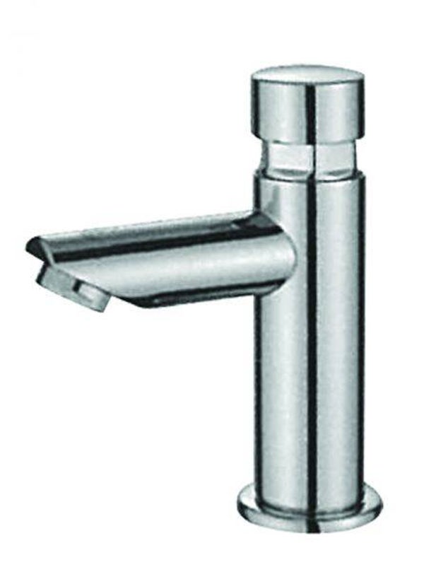 PUSH Vertical for washbasin - Μπαταρία Νιπτήρος Χρονοροής (μόνο κρύο)