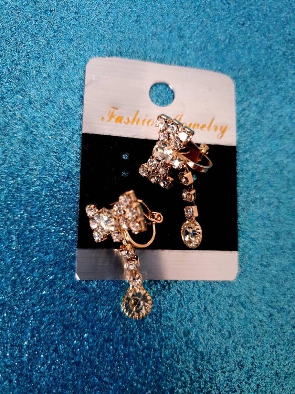 Clip Sparkling Earrings