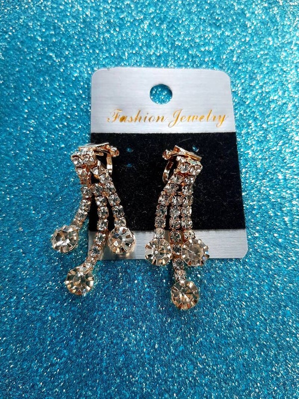 Clip Sparkling Earrings