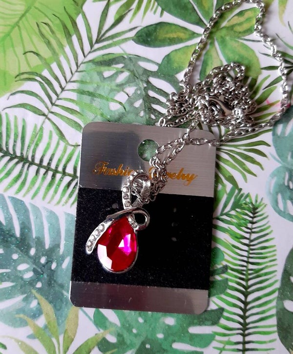 Sparkling Drop Necklace