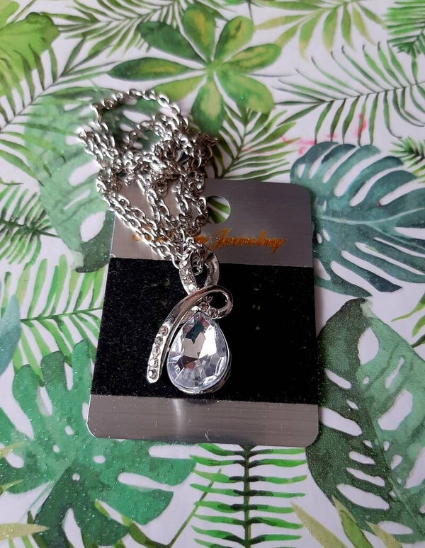 Sparkling Drop Necklace