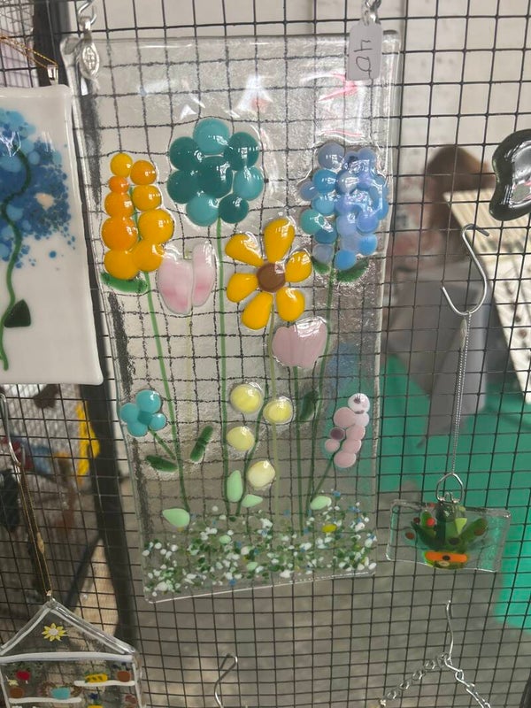 Flower window hanging