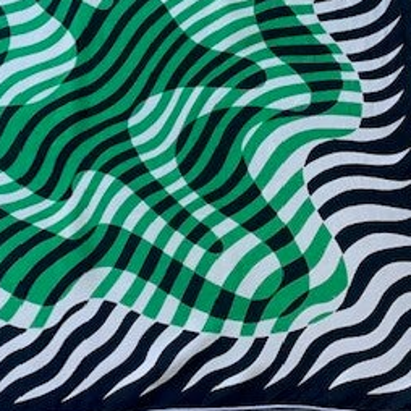 Vintage zijden sjaaltje