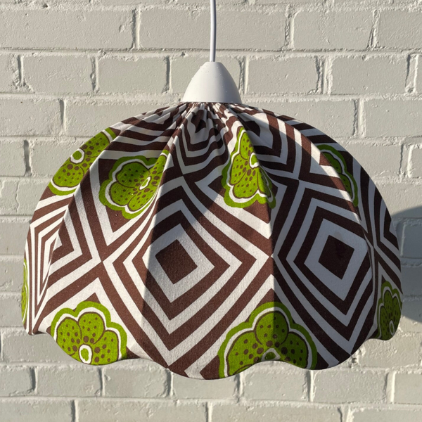 Plafond lamp groene bloemen