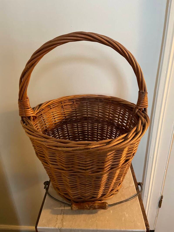 Ronde rieten plukmand