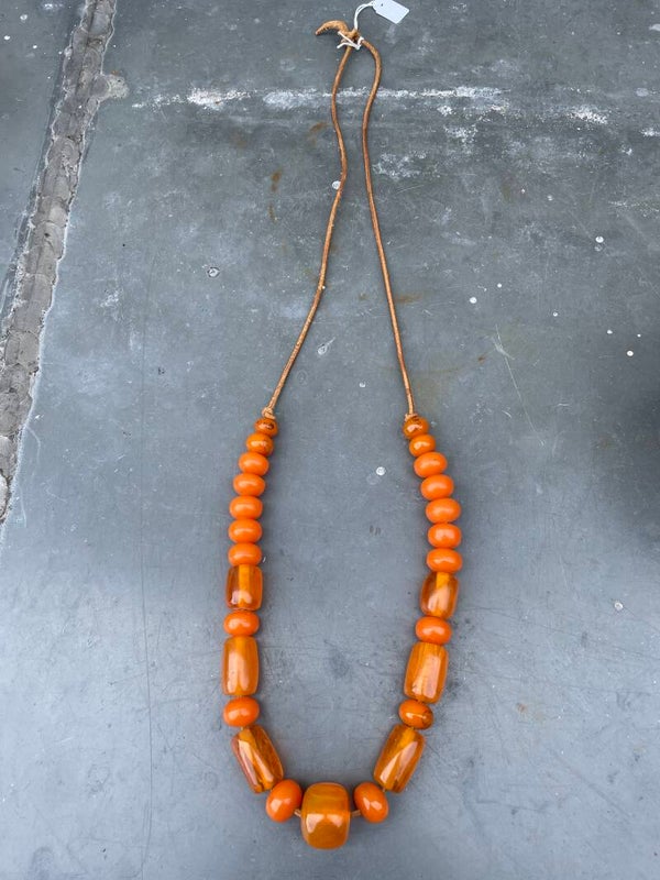 Kunststof kralen ketting