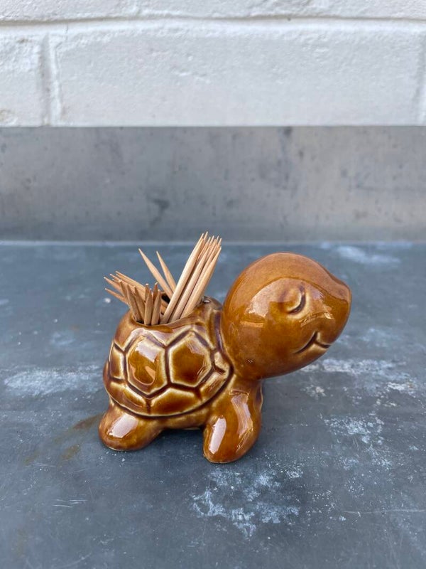 Cocktailprikker houder Schildpad