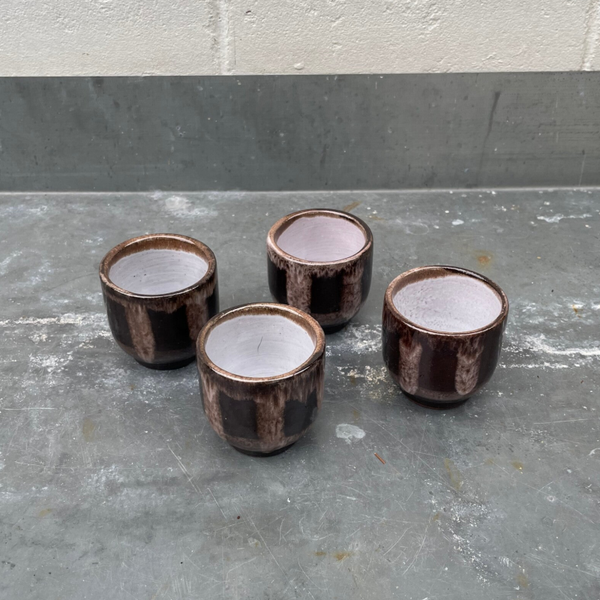 Set van 4 eierdopjes