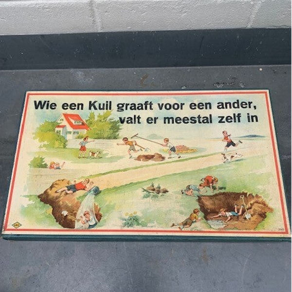 ABC spel 'Wie een kuil graaft...'
