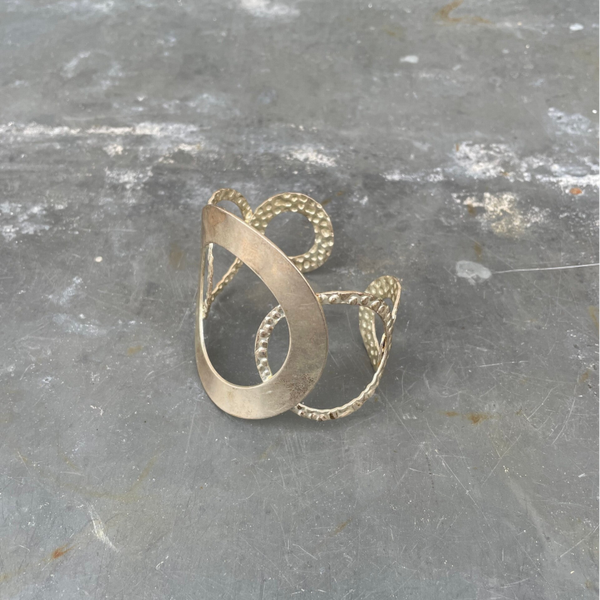 Metalen klemarmband ‘cirkels’