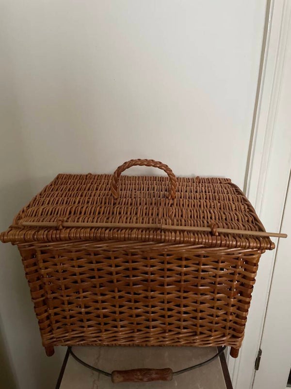 Rieten picknickmand