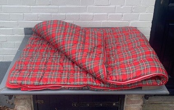 Slaapzak, geruit 'Tartan'