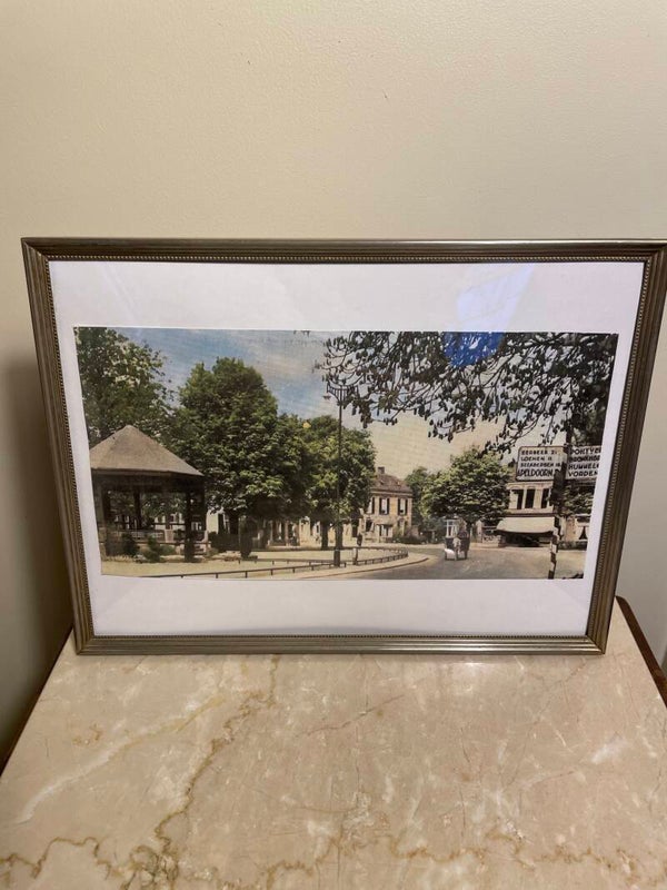 Fotolijst met bollend glas