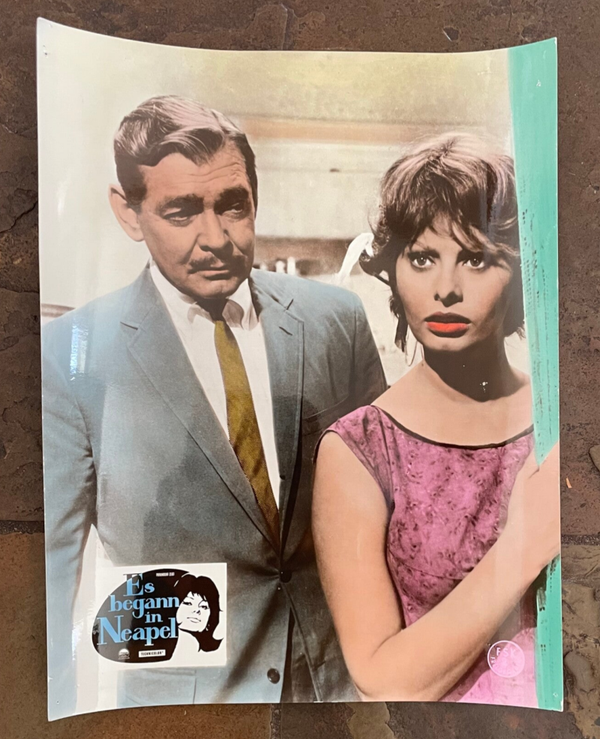 Filmfoto Clark Gable en Sophia Loren
