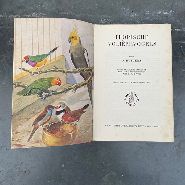 Tropische Volièrevogels van A. Rutgers