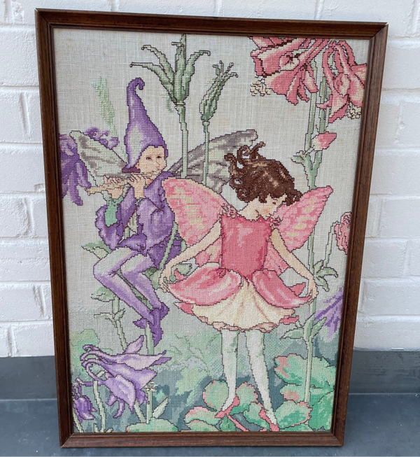 Borduurwerk 'Flower Fairies'