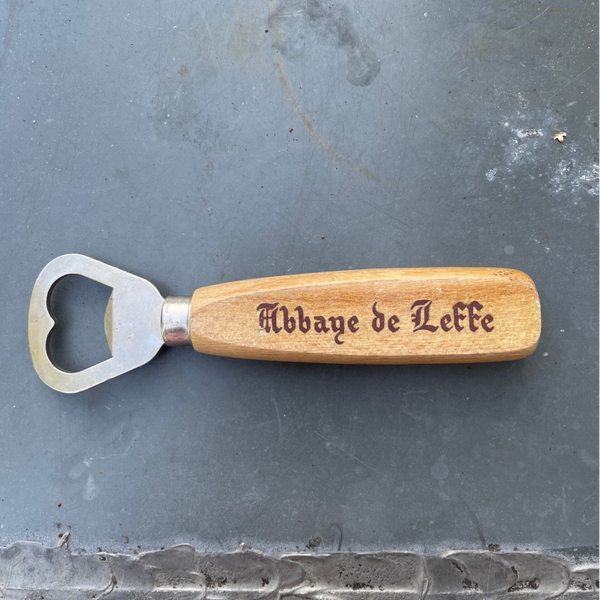 Opener met houten heft 'Abdij van Leffe'