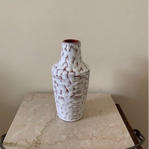 Vintage gevlekt vaasje