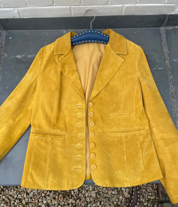 Leren suede jasje, maat 40