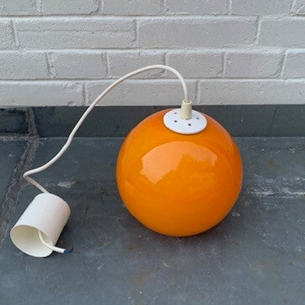 Glazen bollamp, jaren '70