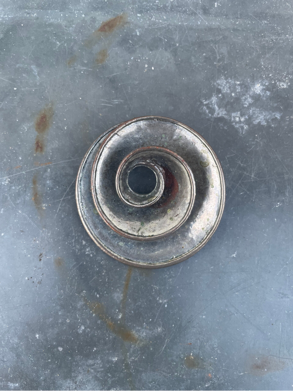 Verzilverde kettinghanger