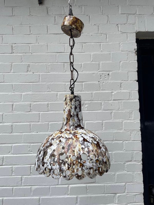 Jaren ‘70 keramieken plafondlamp
