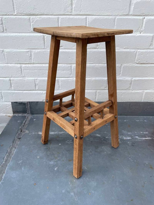 Teakhouten plantentafeltje