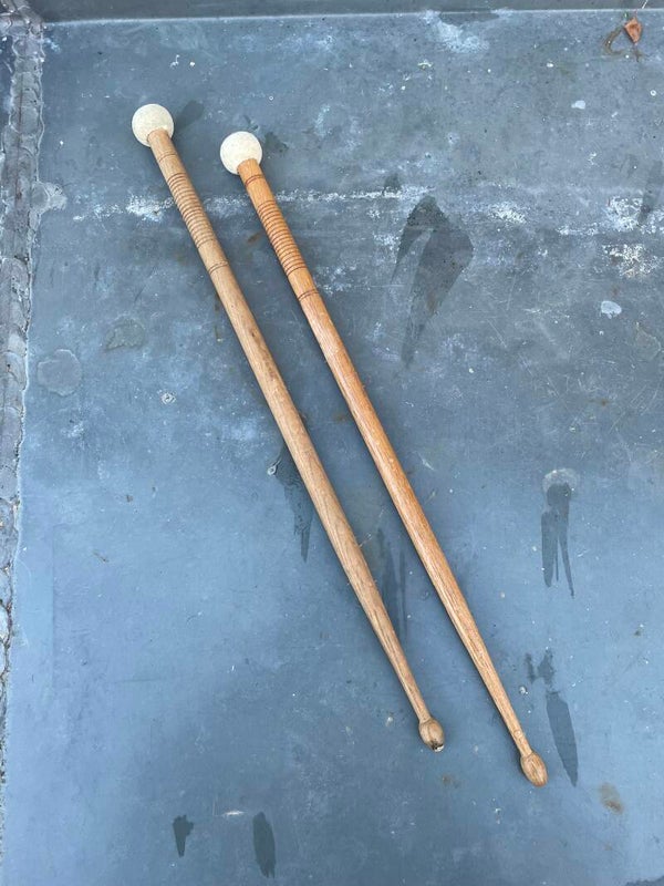 Houten drumstokken