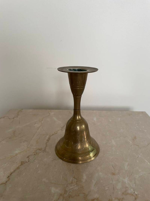 Tafelbel/kaarsenhouder uit India