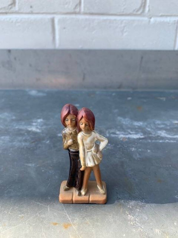 Schattig letterbak miniatuurtje, staand