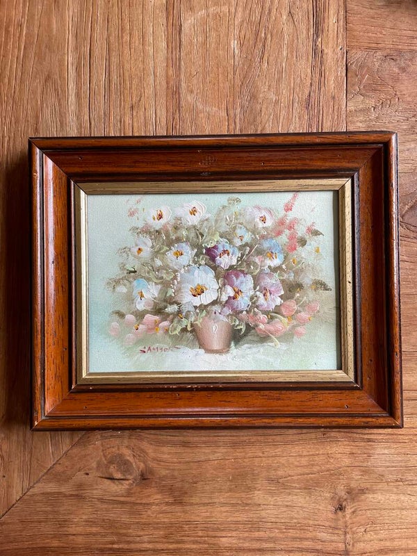 Klein schilderijtje Eddy Samson