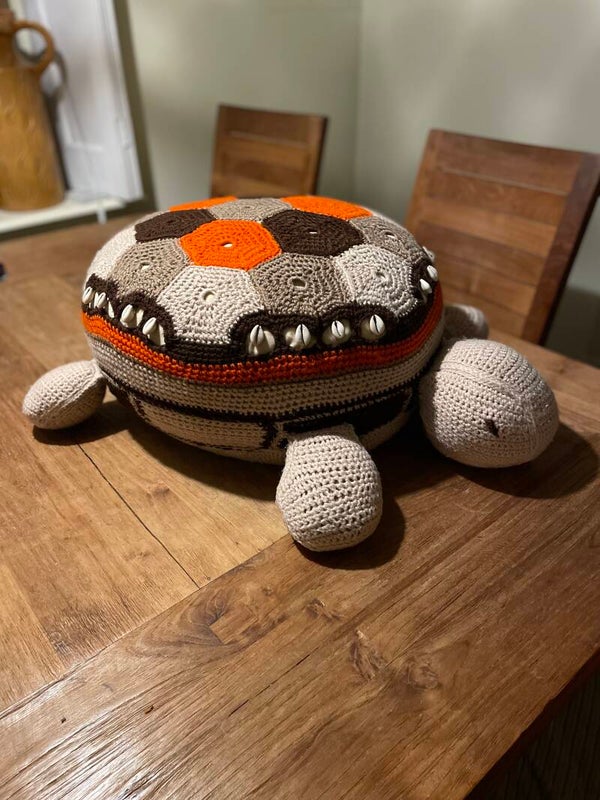 Schildpad poef