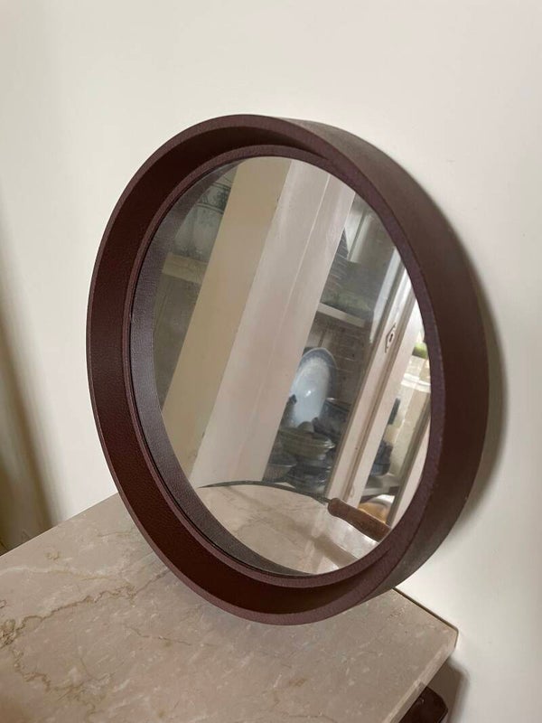 Ronde spiegel met kunststof rand