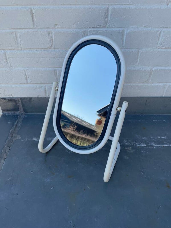 Tafelspiegel, wit emaille