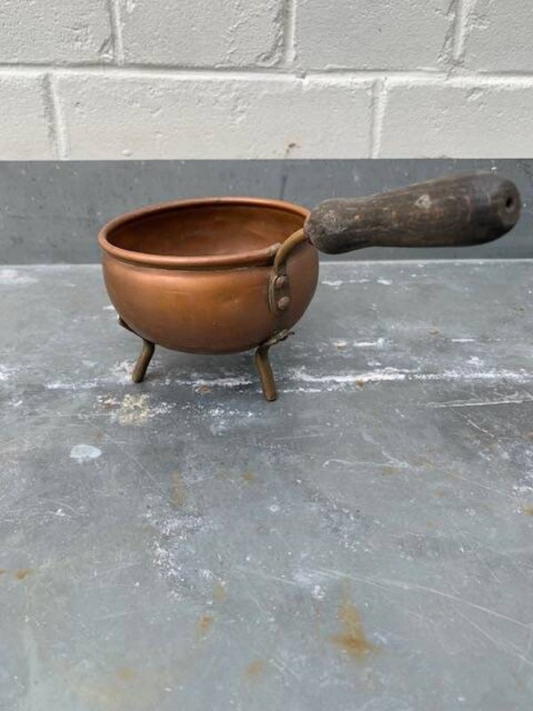 Koperen steel pannetje