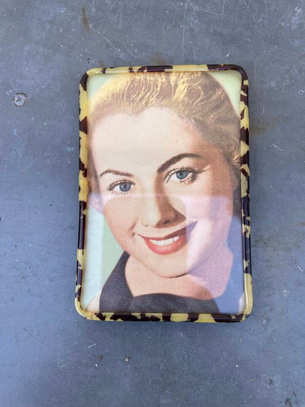 Spiegeltje met jaren '50 afbeelding