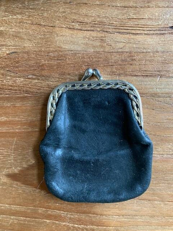 Klein leren 'knipje'