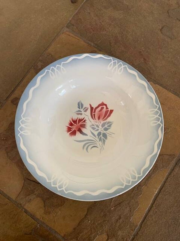 Set van 4 California soep borden