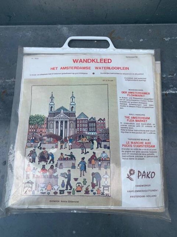 Borduurpakket Wandkleed Waterlooplein