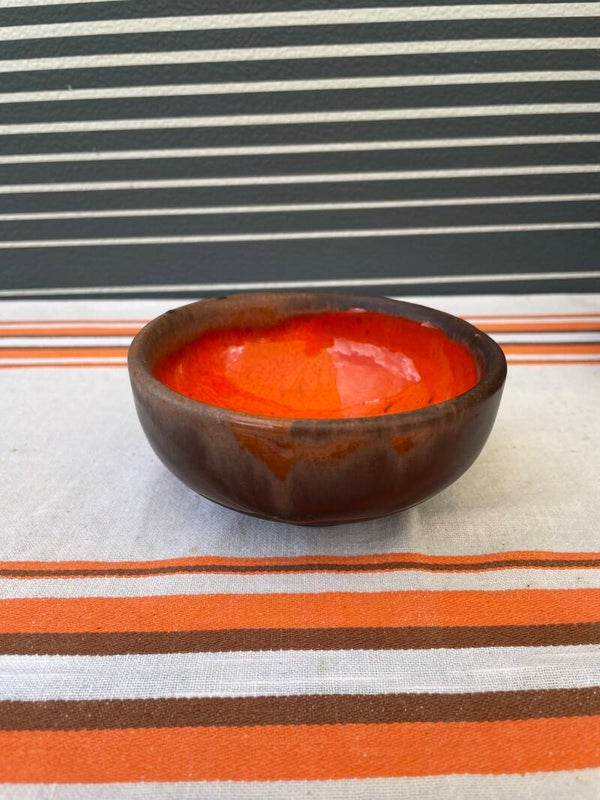 Schaaltje, oranje Fat Lava