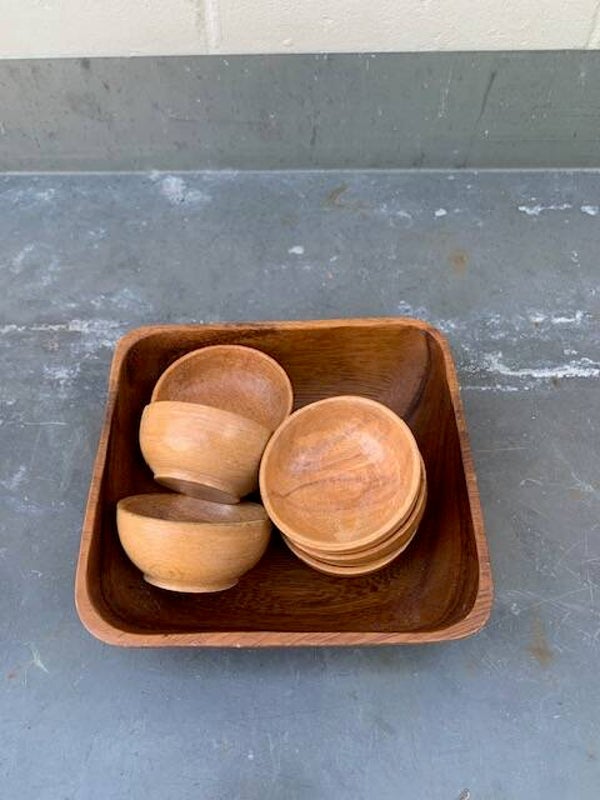 Pindaset, 7 delig hout