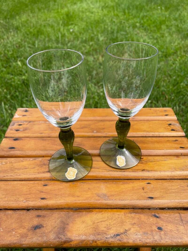 Set van 2, Åfors Sweden Glasbruk, borrel/portglaasjes