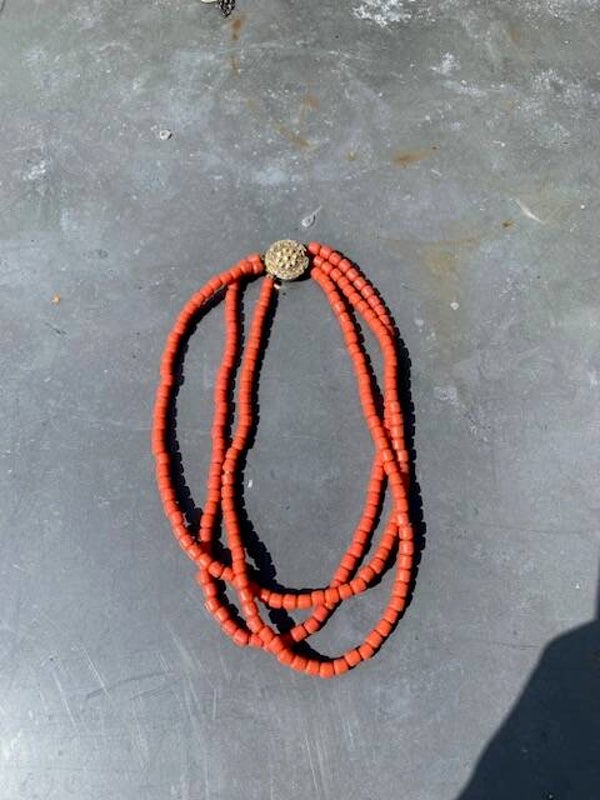 Choker, kunststof kralen