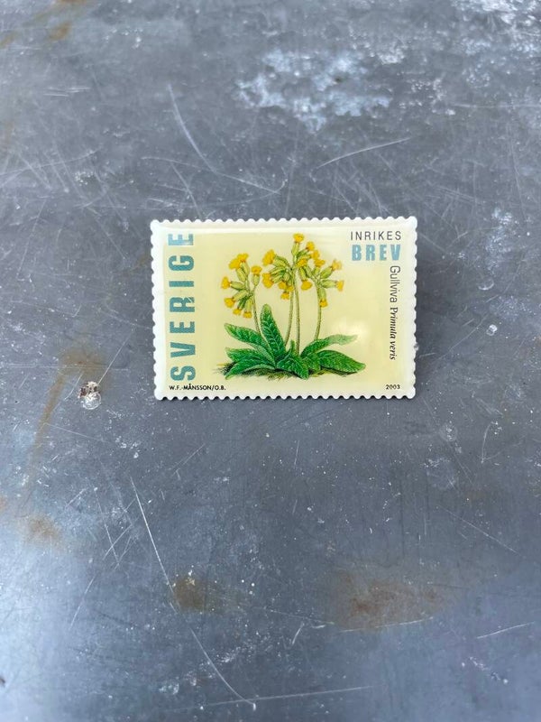 Zweedse postzegel - pin
